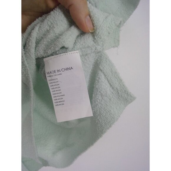 NEW Club Monaco Mint Fuzzy Cropped Polo - Picture 3 of 5